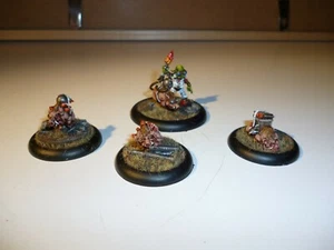 Malifaux Goblin + x3 Dynamite Boar - Metal Well Painted - Picture 1 of 1