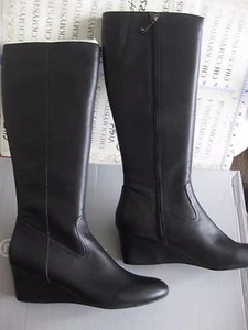 NIB $170  ROCKPORT Womens   K71602 ALISANNA TALL BOOTS LEATHER ADIPRENE  - Picture 1 of 19