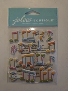 Jolee’s Boutique MUSIC NOTES REPEATS PASTEL Scrapbooking Stickers - Picture 1 of 1
