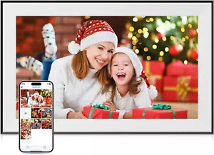 15.6 Inch Large Digital Picture Frame - Wifi Digital Photo Frame with 32GB Stora - Picture 1 of 8
