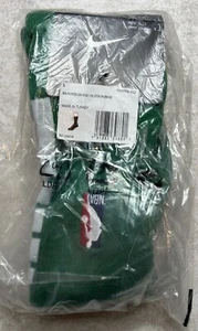 Nike NBA Team Issued Calf High Padded Socks Green White Celtics Size 8-12 L - Picture 1 of 2