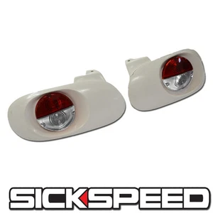 TAILLIGHT CONVERSION KIT INSERT FOR MIATA WITH CLEAR/RED LIGHTS NB WHITE FRP - Picture 1 of 1