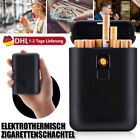 Zigarettenetui mit Feuerzeug 2-in-1 Zigaretten Etui Zigarettenbox Elektronische