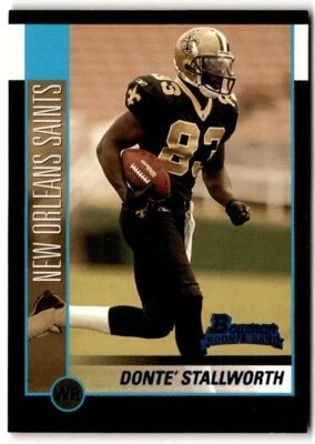 2002 Bowman Donte Stallworth Rookie #111 New Orleans Saints - Image 1 of 2