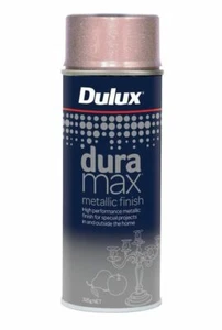 Dulux DURAMAX METALLIC FINISH SPRAY PAINT 325g Fast Drying ROSE GOLD - Picture 1 of 1