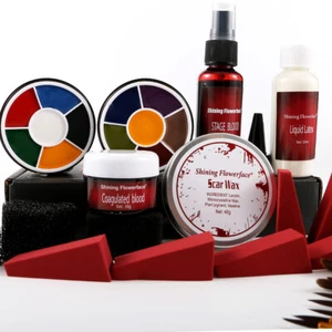 SFX Makeup Kit 12 Colors Face Body Paint Oil Stage Special Effects Halloween Kit - Picture 1 of 10