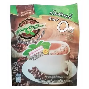 Instant Coffee Mix Powder Weight Control Stevia Sticks Slim No Sugar Trans Diet - Picture 1 of 12