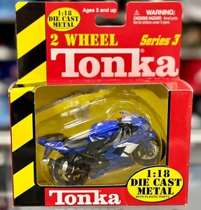 1:18 Yamaha R1 Super Sports Motorcycle Motorbike Tonka 2 Wheeler 1/18 | Vintage - Picture 1 of 2