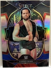 Cameron Grimes 2023 Panini Select WWE Concourse Black & Blue Prizm /49 #33 NXT 