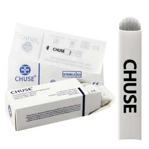 Chuse 50pcs Microblading Needles Permanent Makeup Blades Eyebrows Tattoo 16 Pins - Picture 1 of 4