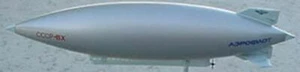 Dirigible De Tsiolkovskiy Avión De Escritorio Madera Secada Al Horno Modelo Grande - Imagen 1 de 1