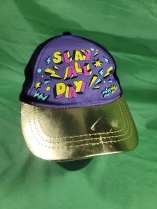 Nickelodeon "Slay All Day" That Girl Lay Lay Girls Baseball Style Gold Hat Skate - Picture 1 of 14