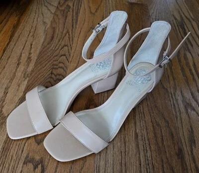 VINCE CAMUTO VV Margry Heeled Sandals Nude Women's Size 9 1/2 M - Image 1 of 4