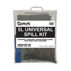 Mini Spill Kit In Clip-Sealed Bag - 5 Litre - Picture 1 of 3