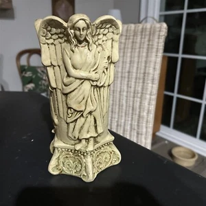 Angel Figural Vase Circle of Angels Playing Instruments Floral Vase - Picture 1 of 7
