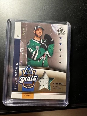 2020 Upper Deck SP Game Used NHL All-Star Skills Fabrics /35 Tyler Seguin Patch - Image 1 of 2