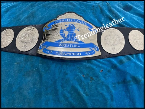WORLD LEAGUE TAG TEAM WRESTLING CHAMPIONSHIPS BELT ADULT SIZE Cover