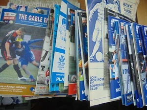 Montrose FC Home Programmes, Choose Games from Menu, Updated 7/4/2021 - Picture 1 of 1