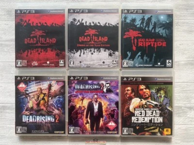 SONY PS3 Dead Island & Dead Rising 2 & Red Dead Redemption 6games set from Japan - Image 1 of 4