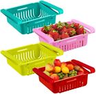 4x Fridge Box Can Holder Kitchen Shelf Organiser Cupboard Holder Storage Basket