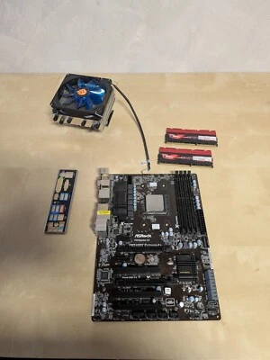 Mainboard ASRock FM2A88X Extreme4+ mit AMD A10-7800 und 8GByte RAM + Kühler - Bild 1 von 4