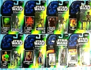 LOTE DE (8) 1996 -1998 STAR WARS EL PODER DE LA FUERZA FIGURAS - NUEVAS EN PAQUETES - Imagen 1 de 9