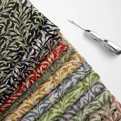 100% Cotton William Morris Willow Bough Children Craft Dress Sewing Fabric | FQ