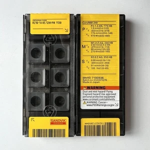 SANDVIK / R210-140512M-PM 1130 / Original Swedish hard alloy blade 10 Pcs - Picture 1 of 5