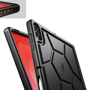 For Galaxy Tab S11 Ultra Tablet Case Poetic Silicone Shockproof Cover Black - Picture 1 of 8