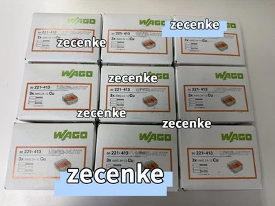 WAGO 221-413 LEVER-NUTS® - 3-Conductor Compact Splicing Connectors (Pack of 450) - Image 1 of 4