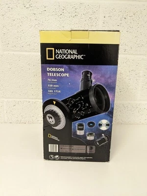 National Geographic Bresser 76/350 Compact Telescope Dobson w/ Accessories Boxed - Image 1 of 4