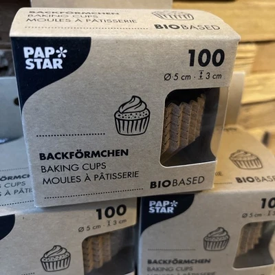 Muffinförmchen Papier, Muffins Backförmchen, Cupcake Kakaoschalen 100 Stück  - Bild 1 von 4