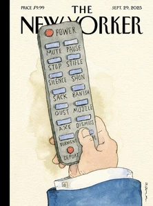 The New Yorker Magazine 29. September 2025 "Fernbedienung" von Barry Blitt - Bild 1 von 1