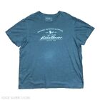 Eddie Bauer Gray Short Sleeve Outdoor Outfitters Camping Tee Tshirt Size XLarge