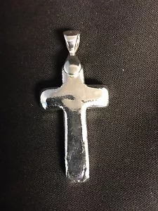 1 oz handgegossener 999 Feinsilberbarren "Kreuz" mit Kaution von YPS - Yeager's - Bild 1 von 3