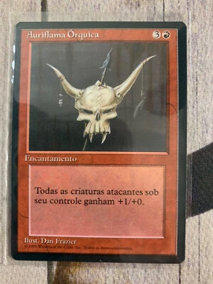 MTG Portuguese FBB 4th Edition Orcish Oriflamme Pack Fresh - Image 1 of 2