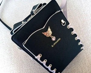 & chouette x Kuromi Collection Collaboration Mini Square Shoulder Bag Sanrio - Picture 1 of 4