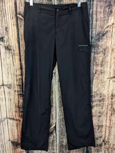 Columbia PFG Pants Womans 6 Black Nylon Pockets Fish Hike Outdoor Utility Gorp - Picture 1 of 6
