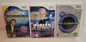 Wii Spielepaket - Kreuzworträtsel, Jeopardy, Millionär - Bild 1 von 7