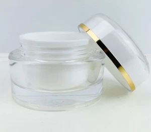 Restposten Designertiegel Acryltiegel rund 30ml Geltiegel Kosmetikdose - Bild 1 von 1