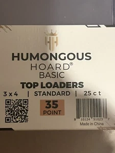 *25* Ct Humongous Hoard Premium 3" x 4" tamaño estándar 35 puntos cargadores superiores mejor $ - Imagen 1 de 5
