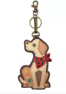 Chala Amarillo Laboratorio Cachorro Perro Caprichoso Llavero Monedero Bolso Llavero Dije - Imagen 1 de 2