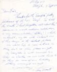 WW2 Stalag Luft III Great Escaper Len Trent VC hand written and signed letter