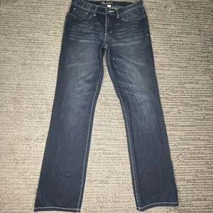Kenneth Cole Size 30 Mens Jeans Straight Mid Rise Blue Denim - Picture 1 of 12