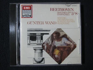 Beethoven: Symphonies Nos 5 & 8 [Audio CD] Gunter Wand - Picture 1 of 2