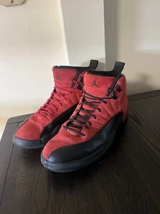 Nike Air Jordan 12 Retro Reverse Flu Game Size 12 CT8013-602 OG Red Playoff Taxi - Picture 1 of 7