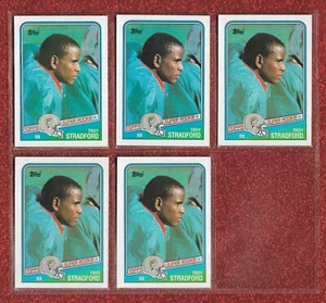 Casi nuevo como nuevo o mejor (5) lote de tarjetas 1988 Topps super novato #191 Troy Stradford radiocontrol - Imagen 1 de 1