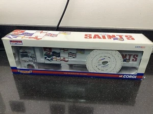 Corgi 1:50 MAN TGA XXL And Box Trailer Saints Transport CC13406 - Picture 1 of 18