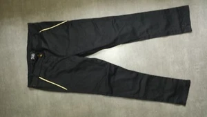 Large Sail Black Pants With Gold Trim For Girls 8 - 10 Years TBE - Picture 1 of 2