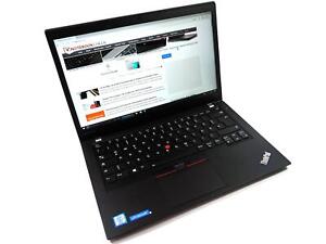 Lenovo ThinkPad T470s FHD Touchscreen i7-6600U 2.6GH 8GB 256GB SSD Win 10 Pro
